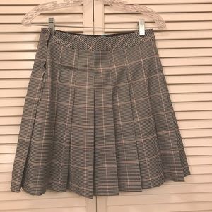 Blackmilk plaid black high school skirt